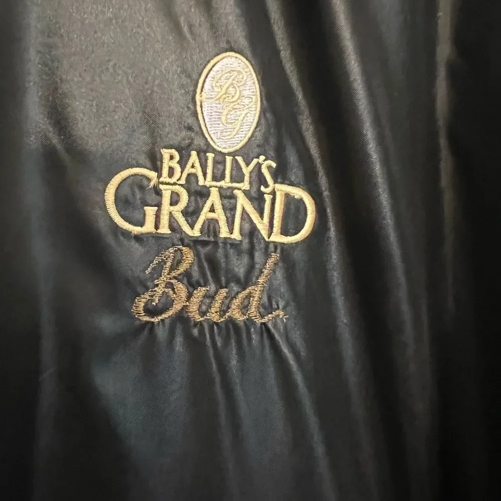 BG Bally’s Grand La Mode Los Angeles vintage Players Jacket w cuff and band.